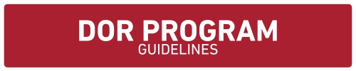 DOR Program Guidelines