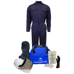 12 Cal ArcGuard Arc Flash Kit with PureView & FR Coverall in UltraSoft